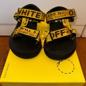 Off-White Toddler Strap Sandal